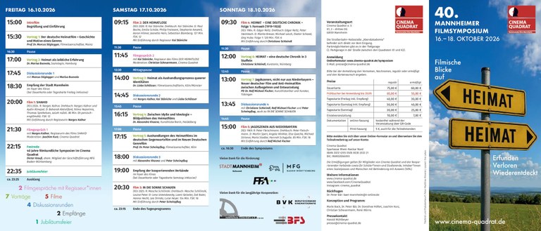Flyer Filmsymposium