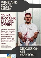 Diskussion Wein und Social Media mit Toni Askitis