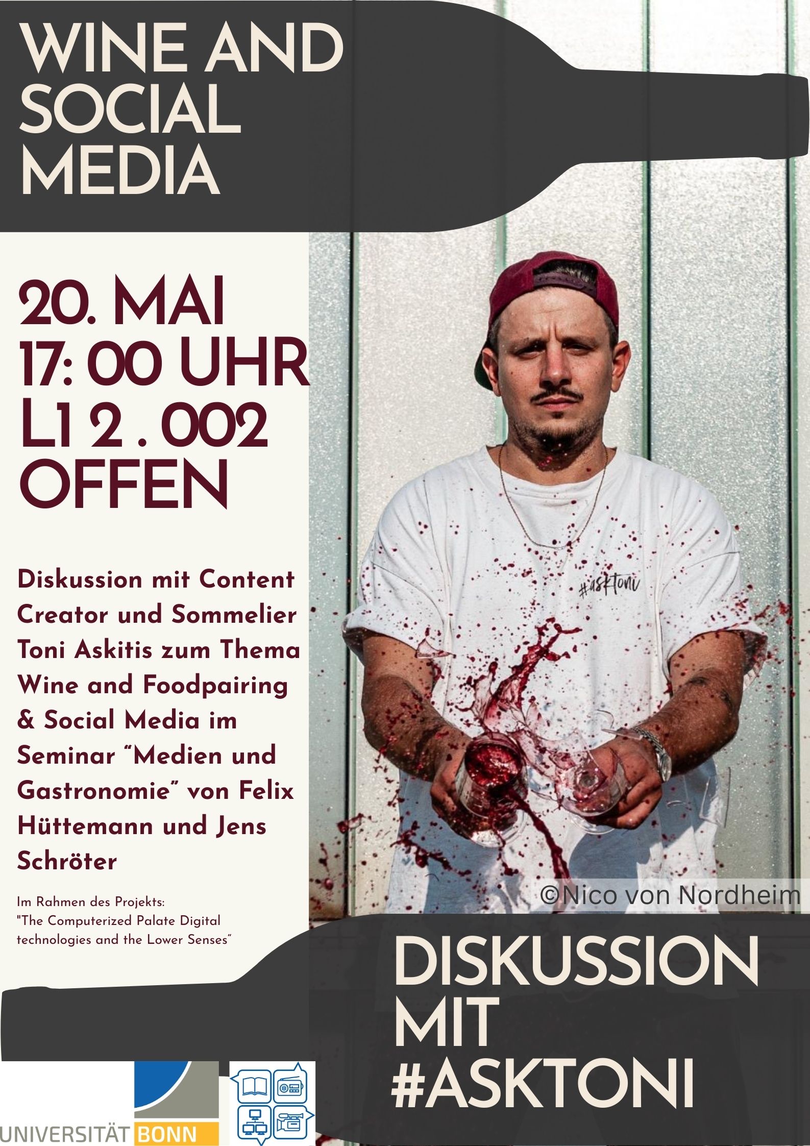 Diskussion Wein und Social Media mit Toni Askitis